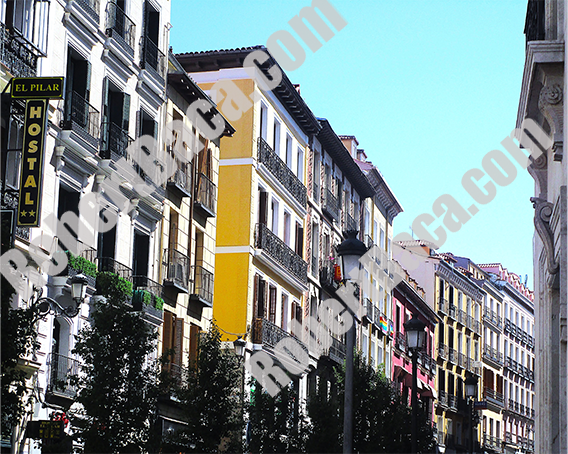 Colorful Buildings - Madrid, Spain