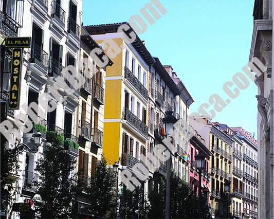 Colorful Buildings - Madrid, Spain