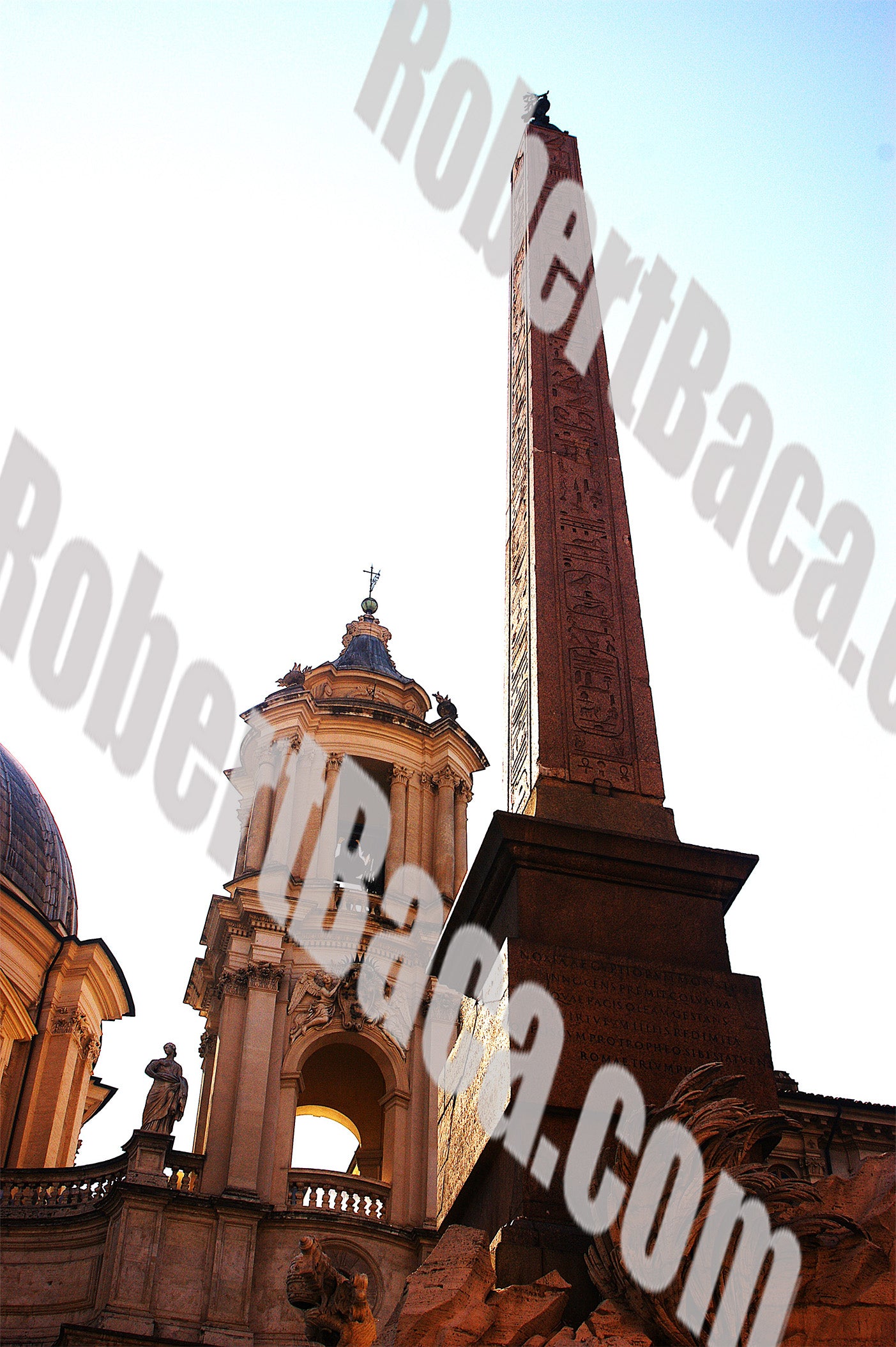 Rome - Piazza Navona Skyward View