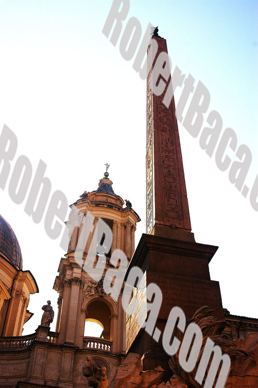 Rome - Piazza Navona Skyward View