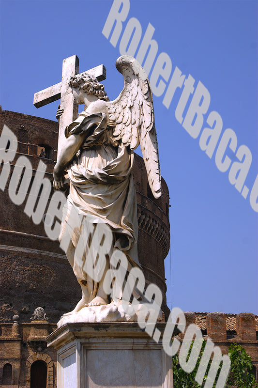 Rome - Statue on Vatican Bridge