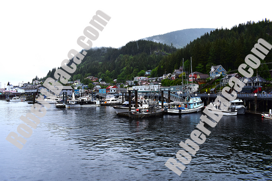 Docked Boats - Alaska