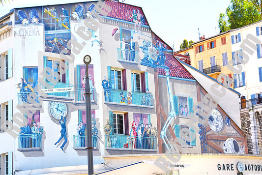 Cannes, France Hollywood Mural
