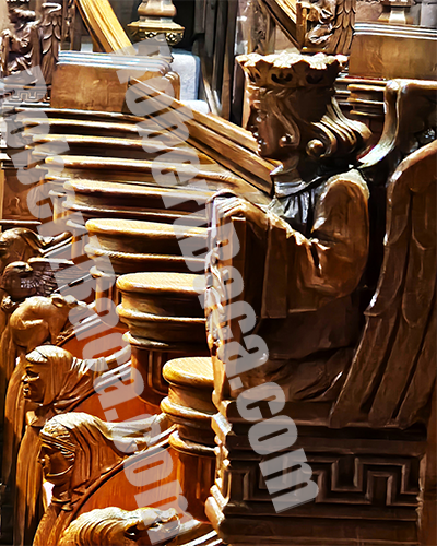 Carved Pews of Westminster Cathedral