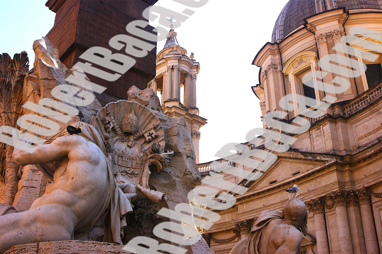 Rome - Piazza Navona Angel