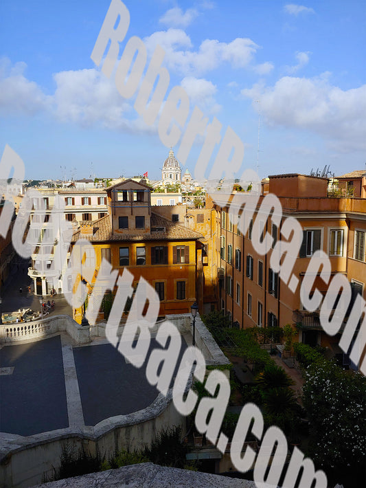 Rome - Spanish Steps From Top Step